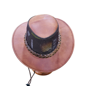 The Outback Breeze Leather Mesh Hat