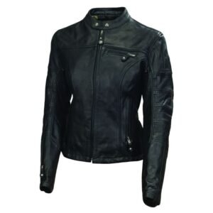 Roland Sands Maven CE Women’s Leather Jacket – Café Racer Style